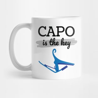 Capo is the Key Blue Capo Light Theme Mug